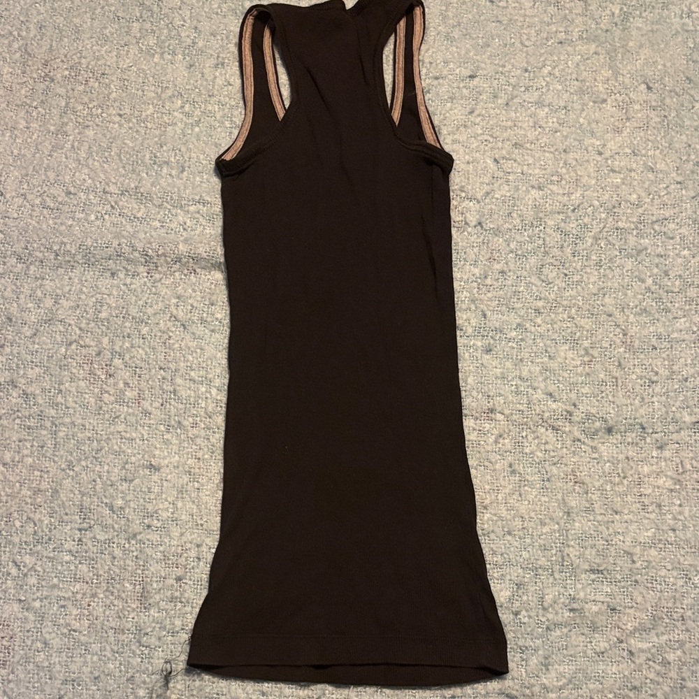 Max Rave Black Cotton Racerback Top - Picture 4 of 4